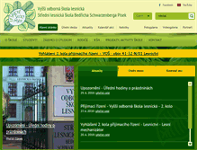 Tablet Screenshot of lespi.cz